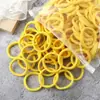 Ligas para el Cabello Empacadas al por Mayor, Gomas Elásticas de Alta Elasticidad para Mujeres, Círculos Sueltos para Adultos, Círculos Lisos, Accesorios para el Cabello Diadema Estilo Ins Estilo Coreano