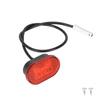 M365 pro 1S pro2 scooter elétrico novo grande pára-choque traseiro luz traseira com placa de licença engrossado pára-choque de água