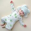 Ropa para recién nacidos, mono fino de verano, pijama transpirable, ropa para bebés con aire acondicionado, vestido de escalada para bebés, cárdigan