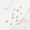Cierre de Posicionamiento Versión Estrecha Chapado en Oro de 14K Color 18K Botón de Presión Conserva Color Pulsera DIY Collar Clip de Extremo Hebilla Delgada Accesorios