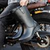 Botas de lluvia para hombre, nuevas y a la moda, combinables con todo, sencillas, de media caña, impermeables, para uso exterior, con mangas de trabajo