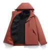 Nuevas Chaquetas de Otoño e Invierno, Tres en Uno, para Hombres y Mujeres, Deportes al Aire Libre, Cortavientos, Impermeables, Engrosadas y Cálidas, Ropa de Otoño e Invierno