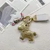 Chaveiro Shuibei Ouro Impulsionador de Dinheiro Ouro Puro 999 Ano do Cavalo Pingente Desenho Animado Corrente de Celular 20Mg Presente Cultural e Criativo