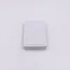 Nueva Caja Rectangular Blanca de Polvo de 18ml Caja de Sombras de Ojos Paleta de Rubor Material de Empaque de Maquillaje Fuente Fabricante Venta Directa al Por Mayor