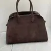 Bolso de Lujo Ligero Europeo y Americano Fila de Bolsos Bolso de Mano de Piel de Vaca de Capa Superior Nicho Gran Capacidad Bolso Tote para Viajar