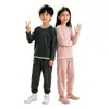 Trajes Deportivos de Otoño e Invierno para Niños, Ropa de Casa para Niños, Conjuntos Base de Otoño para Niñas Estudiantes, Conjunto Casual de Dos Piezas con Pantalones Jogger