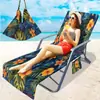 Suministro Exclusivo Transfronterizo de Fundas para Sillas de Playa de Microfibra, Serie de Hojas Impresas Digitalmente en 3D, A partir de una Pieza