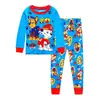 Ropa Nueva para Niños Manga Larga Niño Niño Bebé Dibujos Animados Manga Larga Avión Traje para Casa Pijama k212