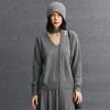 Tricô de Caxemira Novo para Outono e Inverno para Mulheres, Solto, Relaxado, Casual, Simples e Versátil Tricô de Caxemira