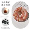 Pulseira de Bodhi Natural com Pastilhas de Flor Flutuante Multicoloridas, Círculo Único de Corte Reto, Alívio Silencioso do Estresse, Joia de Contas Budistas Macias para Envolver o Dedo