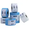 Papel para Limpeza Industrial, Papel Sem Poeira, Rolo Grande, Pano de Limpeza Sem Poeira, Rolo Inteiro, Tecido Não Tecido, Papel de Rolo Grande Sem Poeira Branco e Azul