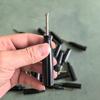Chave de Fenda Triangular para Óculos Óculos de Sol Óculos de Sol Sônico Magnético Supermercado Fivela Antifurto Rf Fivela Antifurto Fivela para Óculos Chave