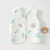 Chaleco Caliente de Tres Capas para Bebé Otoño/Invierno Chaleco Cómodo Primavera/Otoño Top sin Mangas para Bebé Ropa Infantil Anyang Ropa Interior Infantil y para Niños Pequeños