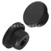 Tapón de Silicona Negro en Forma de T con Agujero Pasante Protección de Cables Tapón de Goma Tapón de Agujero Hueco Tapón de Presión a Presión 20/22/24/26mm