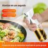 Garrafa Spray de Óleo Tipo Pressão Pote de Óleo Doméstico Spray Menos Óleo Artefato Cozinha Vidro Resistente a Altas Temperaturas Ponto Atacado Controle de Óleo