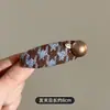 Clipes de franja atacado Yiwu outono e inverno, presilhas de cabelo elegantes Maillard, presilhas BB requintadas de alta qualidade, grampos de cabelo, acessórios de cabelo femininos, adereços de cabeça