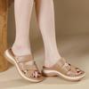 4003-4 Amazon Nuevo 2025 Europeas y Americanas de Suela Gruesa Transfronterizas Talla Grande Ligeras Dulces Pantuflas para Mujer Venta al por Mayor
