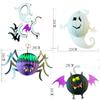 Decoración de Halloween Festival de fantasmas Colmena Colgante Calabaza Linterna de papel Araña Murciélago Fantasma Linterna de papel Diseño de casa embrujada