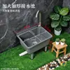 Cubeta de plástico para trapeador, lavabo engrosado, lavabo para drenaje de balcón, lavabo para lavar verduras de cocina, cubeta para trapeador de baño doméstico, lavabo para trapos de limpieza