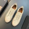 Zz Zapatos Nuevos para Hombre Zapatos Casuales de Gamuza Zapatos Deportivos para Exteriores Banda Elástica Cruzada Suela Gruesa Suela Ligera Zapatos de Caña Baja para Hombre