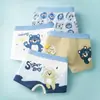 Cuecas Boxer Infantis de Verão Desenho Animado Respiráveis Sem Apertar Shorts para Meninos Venda por Atacado de Cuecas Boxer para Crianças Pequenas, Médias e Grandes