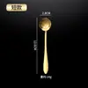 Colher de sobremesa de aço inoxidável colher de flor criativa cabo longo colher de mexer café colher de flor de cerejeira multiestilo comercial doméstico
