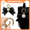 Accesorios para Bolsas Más Vendidos Accesorios de Colgante de Lazo Negro Colgante de Lazo de Perla Estilo Japonés para Bricolaje