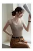 Camisola de una pieza sin costuras más vendida con copas fijas para mujer, agradable para la piel, adelgazante, versátil, prenda exterior, capa base, espalda hermosa 6631 Ropa interior