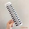 Grampo de cabelo preto feminino franja lateral testa cabelo quebrado grampo headwear simples cabelo curto cartão superior clipe grande