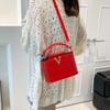 Estilo Nuevo de Verano 2026 Moda Tendencia Casual Chic Personalidad Textura Bolso de Hombro Único Cruzado Bolso Cuadrado Pequeño Simple