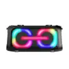 Caixa de som para festa subwoofer alto-falante Bluetooth para exterior caixa de som de karaokê com microfone sem fio áudio para cantar partybox