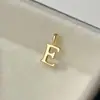 Plata S925 Colgante Individual Transfronterizo Pulsera de Letras DIY Collar Chapado en Oro de 14K Accesorios de Colgantes Simples Compactos