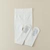 Otoño e Invierno Nuevo Algodón Rayas Verticales Terciopelo Fino Pies Pequeños Medias para Niños Calcetines para Niñas Cálido Ropa Exterior Calcetines Base