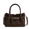 Bolso Casual de Moda Nuevo 2026 para Mujer Bolso Cruzado Retro de Otoño Diseño de Nicho Bolso de Hombro Único Tipo Cubo