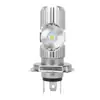 Faros LED para motocicleta de alta luminosidad 12V transfronterizos, 2 bombillas, 3 pines, 1 pin, para vehículos eléctricos, faro/faro puntual H4 BA20D