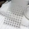 Série Duyuer Adesivos de Unha Populares Estilo Influenciador Realista com Suporte Adesivo para Decoração de Unhas DIY