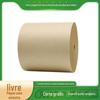 Sacola de Papel Kraft Dourado para Viagem, À Prova de Umidade, em Celulose Pura, Tipo Envelope, com Formato de Caderno, Totalmente Aberta.