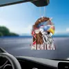 Nuevo Colgante Transfronterizo de Acrílico Plano 2D de Pato Pequeño, Gato Negro, Águila para Espejo Retrovisor de Coche, Decoración, Regalo de Vacaciones
