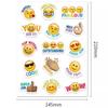 Paquete de expresiones para teléfonos móviles de Apple que anima a las pegatinas, diario, cuentas de mano, material de decoración, herramientas, pegatinas de dibujos animados con emoticonos.