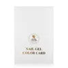 Herramientas para uñas Tarjeta de color de pegamento para esmalte de uñas Libro de exhibición de selección de estilo de color Placa de color Tarjeta de servicio al cliente para salón de uñas