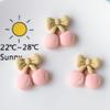 Venda quente linha rosa menina flor de cereja resina jóias acessórios acessórios do carro diy acessórios atacado pj1612