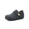 Zhr Zapatos de Algodón Slip-On Estilo Birkenstock Cálidos con Forro de Felpa Invisible para Aumentar la Altura, Zapatos de Mujer de Moda y Cómodos Más Vendidos en Invierno