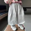 Pantalones de Linterna de Color Sólido para Niños Primavera y Otoño 2026 Nuevo Estilo Coreano Pantalones Casuales Sueltos Elegantes para Niños Pequeños