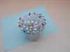 Cepillo de Pestañas de Tubo de Ensayo con Diamante en Forma de Corazón Transfronterizo, Cepillo de Pestañas Desechable Escama de Pescado, Cepillo de Labios de Repuesto, Tubo Transparente, Reutilizable