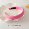 Diadema de esponja color caramelo súper suave color crema de Corea del Sur Dongdaemun, elegante y combinable.