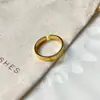 Anillo Básico Liso de Plata de Ley S925 para Mujer, Apertura Ajustable, Nicho de Alta Gama, Lujo Accesible, Elegante, Versátil al por Mayor