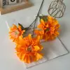 Floristería de Simulación de Boda Naranja Material de Flores Naranja Naranja Tema Arreglo de Lugar de Boda Hotel Arreglo de Flores de Plástico