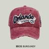 Gorra de Béisbol Retro Antigua Coreana Gorra con Visera Bordada en Inglés Visera Pequeña para Mostrar la Cara de Hombre Sombrero de Algodón Versátil para Mujer