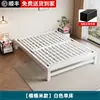 Cama de hierro forjado para uso doméstico, cama doble con marco de acero engrosado y reforzado, cama individual de 1.5 m, cama económica con marco de hierro, tatami