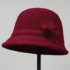 Nuevo sombrero de pescador estilo abuela para mujer de otoño e invierno, sombrero cálido de invierno para señoras de mediana edad y mayores